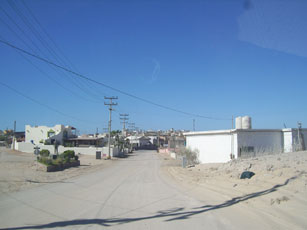 Cholla Bay street
