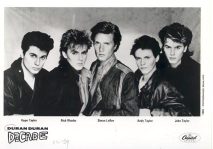 Press Photos of Duran Duran first 1983 second 1986 