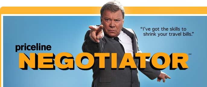 William Shatner as the Negotiator